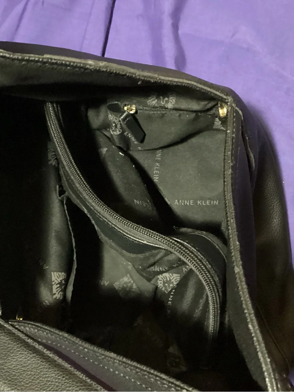 Black‎ AK Embossed Leather Hobo Bag